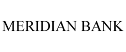 MERIDIAN BANK trademark