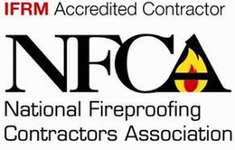 IFRM ACCREDITED CONTRACTOR NFCA NATIONAL FIREPROOFING CONTRACTORS ASSOCIATION trademark