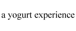 A YOGURT EXPERIENCE trademark
