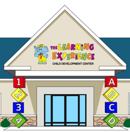 THE LEARNING EXPERIENCE A B C D 1 2 3 4 CHILD DEVELOPMENT CENTER trademark