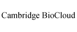 CAMBRIDGE BIOCLOUD trademark