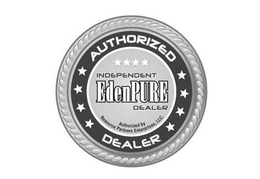 INDEPENDENT EDENPURE DEALER AUTHORIZED DEALER AUTHORIZED BY RESOURCE PARTNERS ENTERPRISES, LLC. trademark