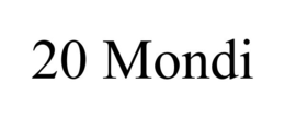 20 MONDI trademark