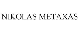 NIKOLAS METAXAS trademark