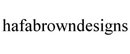 HAFABROWNDESIGNS trademark