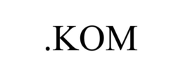 .KOM trademark