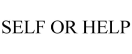 SELF OR HELP trademark