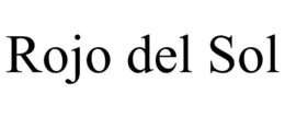 ROJO DEL SOL trademark
