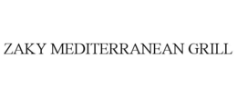 ZAKY MEDITERRANEAN GRILL trademark