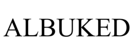 ALBUKED trademark