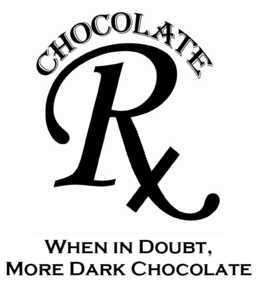 CHOCOLATE RX WHEN IN DOUBT, MORE DARK CHOCOLATE trademark