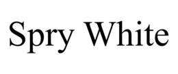 SPRY WHITE trademark