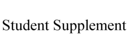 STUDENT SUPPLEMENT trademark