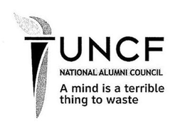 UNCF NATIONAL ALUMNI COUNCIL A MIND IS A TERRIBLE THING TO WASTE trademark