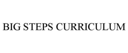 BIG STEPS CURRICULUM trademark