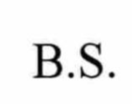 B.S. trademark