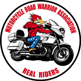 MOTORCYCLE ROAD WARRIOR ASSOCIATION REAL RIDERS trademark