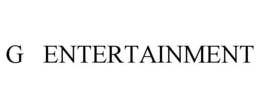 G ENTERTAINMENT trademark