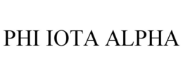 PHI IOTA ALPHA trademark