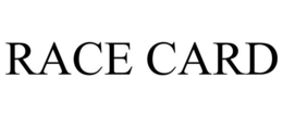 RACE CARD trademark
