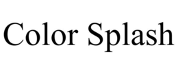 COLOR SPLASH trademark
