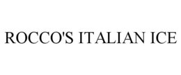 ROCCO'S ITALIAN ICE trademark