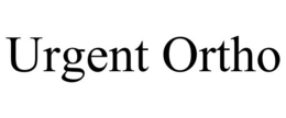 URGENT ORTHO trademark