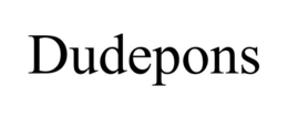 DUDEPONS trademark