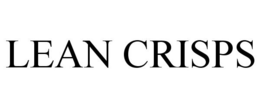 LEAN CRISPS trademark