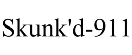 SKUNK'D-911 trademark