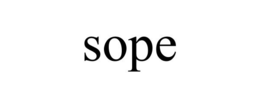 SOPE trademark