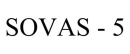 SOVAS - 5 trademark