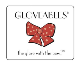 GLOVEABLES THE GLOVE WITH THE BOW! trademark