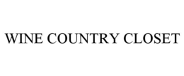 WINE COUNTRY CLOSET trademark