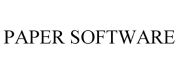 PAPER SOFTWARE trademark