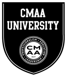 CMAA UNIVERSITY CMAA 1927 · PROFESSIONALISM ·EDUCATION · LEADERSHIP trademark