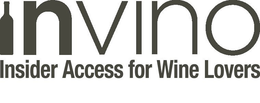 INVINO INSIDER ACCESS FOR WINE LOVERS trademark