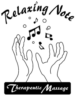 RELAXING NOTE THERAPEUTIC MASSAGE trademark