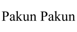 PAKUN PAKUN trademark