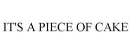 IT'S A PIECE OF CAKE trademark