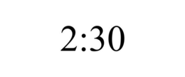 2:30 trademark