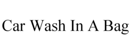 CAR WASH IN A BAG trademark