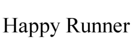HAPPY RUNNER trademark