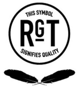 RGT THIS SYMBOL SIGNIFIES QUALITY trademark