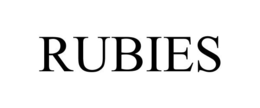 RUBIES trademark