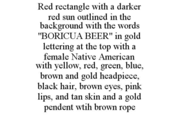 BORICUA BEER ENERGIZING YOUR SOCIAL RELATIONSHIPS trademark