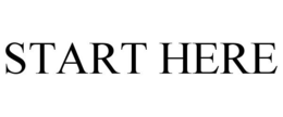 START HERE trademark