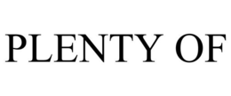 PLENTY OF trademark