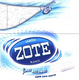 ZOTE FINAS ESCAMAS JABÓN BLANCO LISTO PARA USARSE trademark