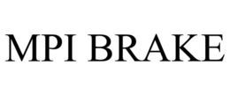 MPI BRAKE trademark